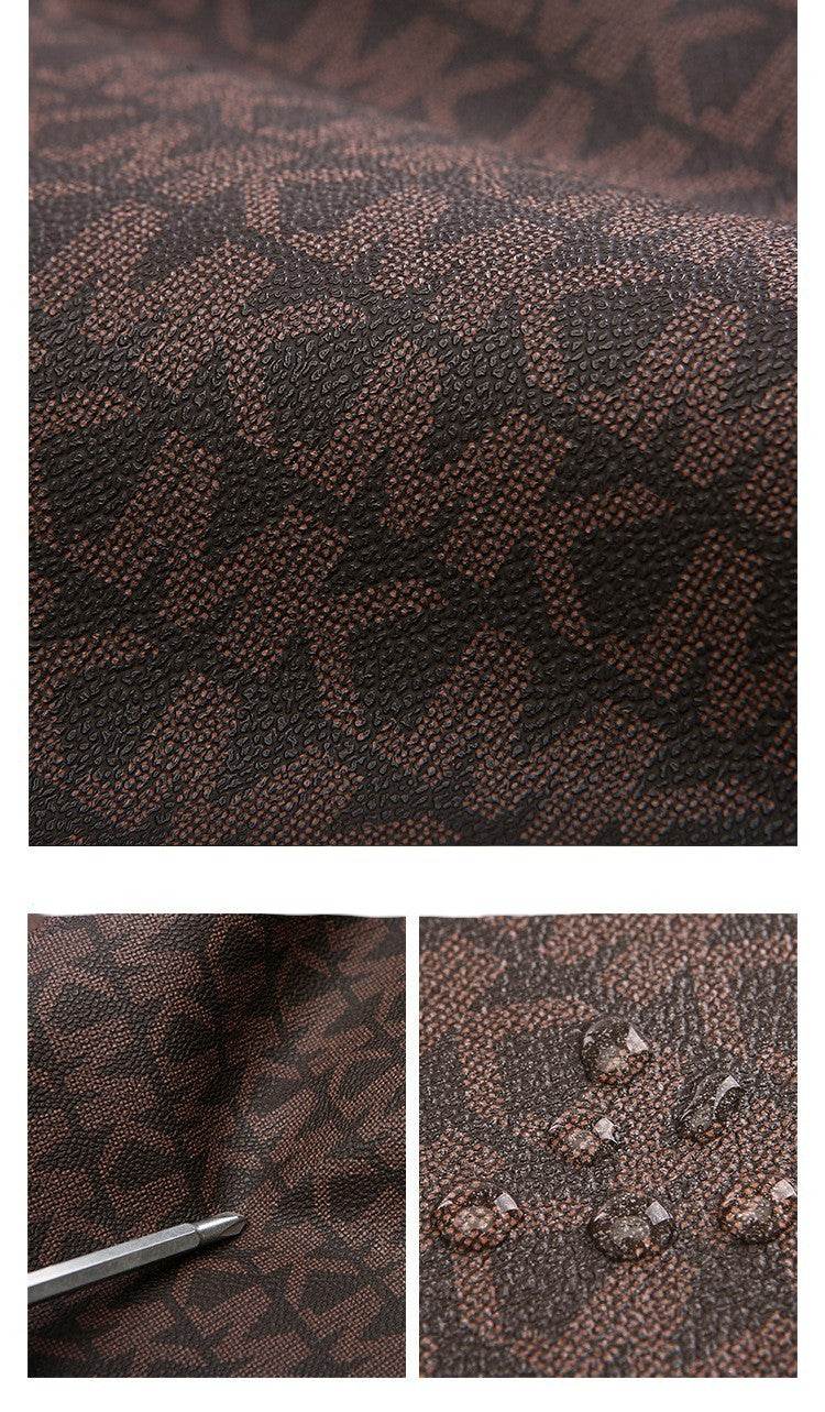 Big Retro Fashion Brown Leather bucket Bag