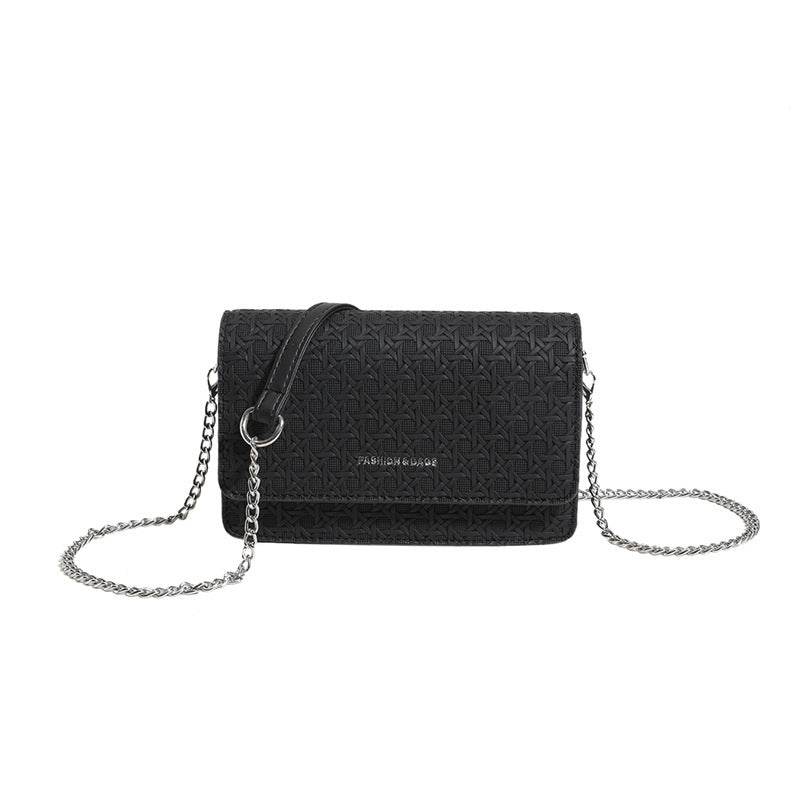 Luxury Women's Chain Embossed Square flap Shoulder Bag for women